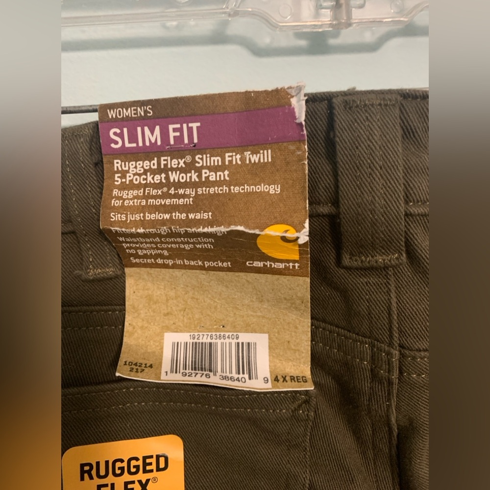 NWT Carhartt Rugged Flex Slim Fit 5 Pocket Pant__NWT - Picture 5 of 11